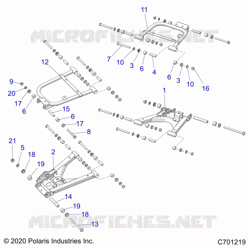 REAR SUSPENSION CONTROL ARMS