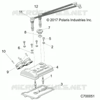 THROTTLE BODY AND VALVE COVER