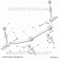 SUSPENSION, FRONT STABILIZER BAR