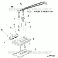 THROTTLE BODY AND VALVE COVER