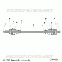 DRIVE TRAIN, FRONT HALF SHAFT