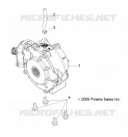 DRIVE TRAIN, FRONT GEARCASE MOUNTING