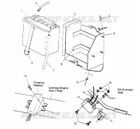 BATTERY BOX ASSEMBLY  RXL 0956768 (4930783078B014)