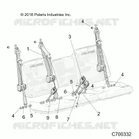 SEAT BELT AND MOUNTING