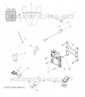 REGULATOR, RELAYS, SENSORS AND ECU