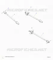 DRIVE TRAIN, FRONT, MID, REAR PROP SHAFT