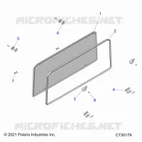 REAR BODYWORK WINDSHIELD
