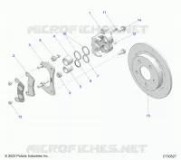 BRAKES, REAR CALIPER