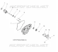 OIL PUMP AND WATER PUMP