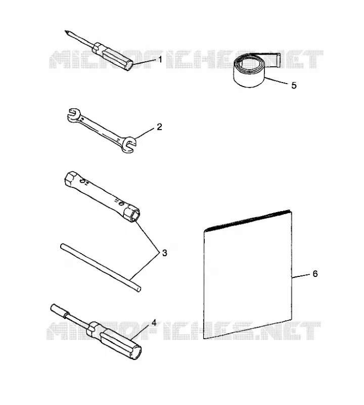 TOOL KIT    SUPER SPORT 0980761 (4942874287C004)