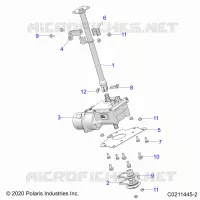 STEERING POST  AND EPS