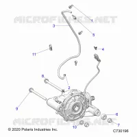 DRIVE TRAIN, FRONT GEARCASE MOUNTING