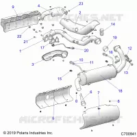 ENGINE, EXHAUST SYSTEM