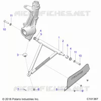 SUSPENSION, A-ARM AND STRUT MOUNTING
