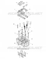 ENGINE, CYLINDER HEAD AND VALVES