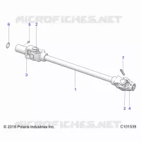 DRIVE TRAIN, FRONT PROP SHAFT