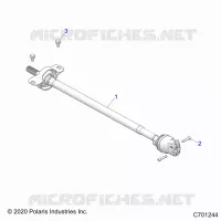 DRIVE TRAIN, FRONT PROP SHAFT
