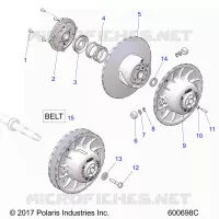 DRIVE TRAIN, CLUTCH, SECONDARY