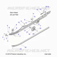 SUSPENSION, RAIL MOUNTING