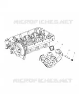 EXHAUST MANIFOLD W/FRONT OUTLET