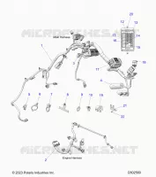 ELECTRICAL, WIRE HARNESS,CHASSIS/FUSE BLOCK, ENGINE