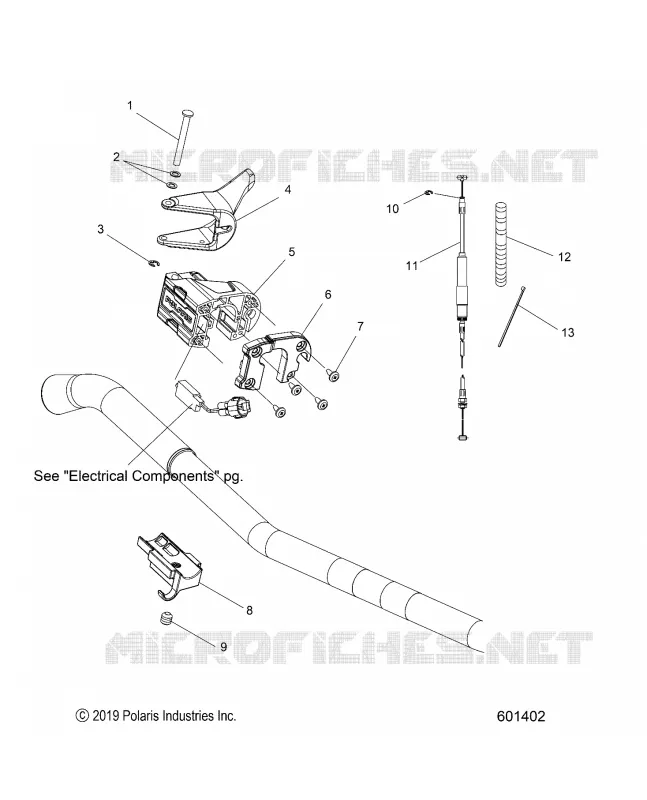 ENGINE, THROTTLE CONTROL ASM.