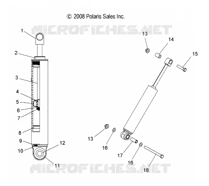 REAR TRACK SHOCK (7043441)