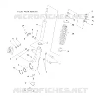 SUSPENSION, FRONT STRUT 