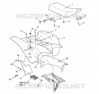 REAR CAB ASSEMBLY SCRAMBLER W957840 (4927252725A006)