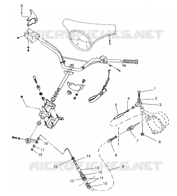 STEERING ASSEMBLY SLT 750 B954170 (4930563056A014)