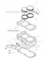 CYLINDER AND PISTON