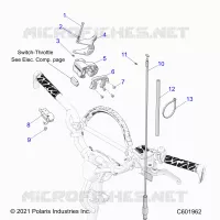 ENGINE, THROTTLE CONTROL ASM.