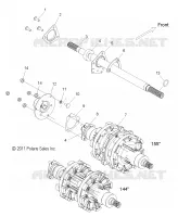 DRIVE TRAIN, JACKSHAFT AND DRIVE SHAFT