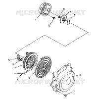 RECOIL STARTER ASSEMBLY STORM/0932770 AND STORM SKS/0932570 (4923032303036A)