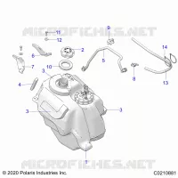 FUEL SYSTEM, FUEL TANK ASM.