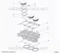 CYLINDER AND PISTON