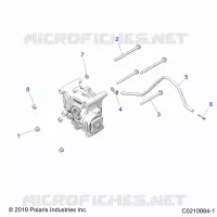 DRIVE TRAIN, GEARCASE MOUNTING, REAR