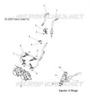FUEL SYSTEM, RAIL, LINES AND THROTTLE  BODY