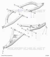 FRONT SUSPENSION CONTROL ARMS MOUNTING
