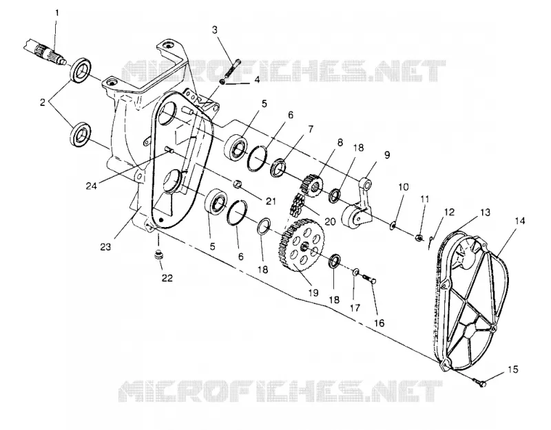 CHAINCASE 440 XCR 0961660 (4932113211B009)