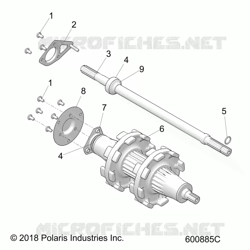 DRIVE TRAIN, JACKSHAFT AND DRIVE SHAFT