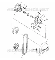 WATER PUMP ASSEMBLY RXL/RXL SKS (4921322132040A)