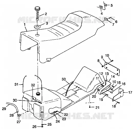 SEAT   GAS TANK XLT SP 0985776 (4942164216A006)