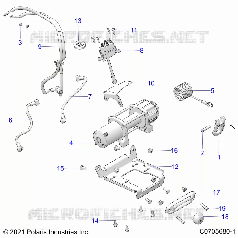 CHASSIS, WINCH
