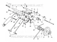 REAR TORQUE ARM 500 0972764, EUROPEAN 500 E972764 AND 500 RMK 0972964 (4938393839C006)