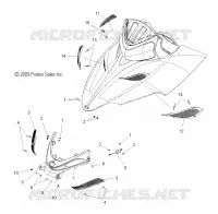 HOOD, FRONT HINGE ASM.