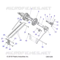 SUSPENSION, REAR TORQUE ARM
