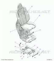 SEAT ASM. REAR