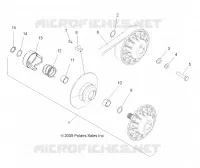 DRIVE TRAIN, SECONDARY CLUTCH
