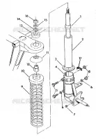 STRUT ASSEMBLY 350 2X4 / W927539 (4922882288016A)